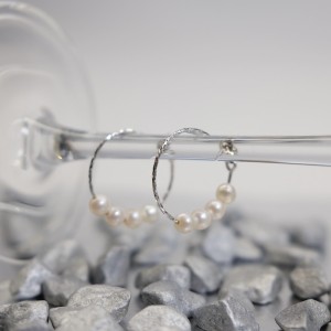 Cercei rotunzi argint cu perle naturale albe Trilogy DiAmanti MS23497EL_W-G (Argint 925‰ 1,3 g.)